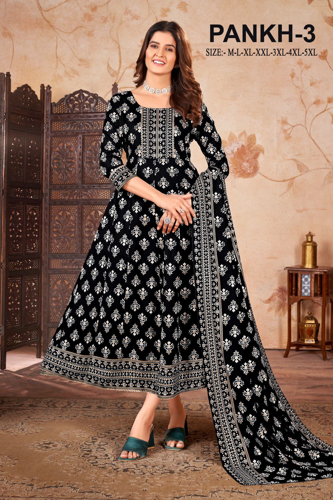 Pankh 3 By Sangeet Rayon Gold Printed Kurti With Dupatta Wholesale Shop In Surat